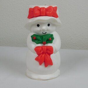 Avon Mrs Snowlight Bayberry Fragrance Candle Snowman Vintage 5.25" Box Pre-Owned